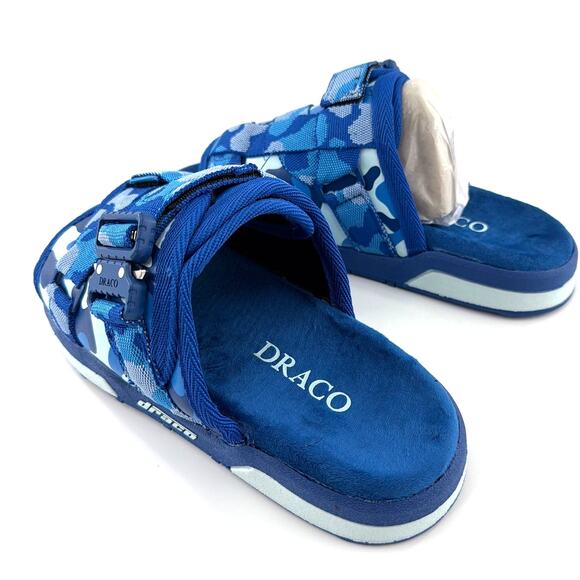 Draco Men\'s Blue Camo Slide Sandals Size 5-6 main image 10